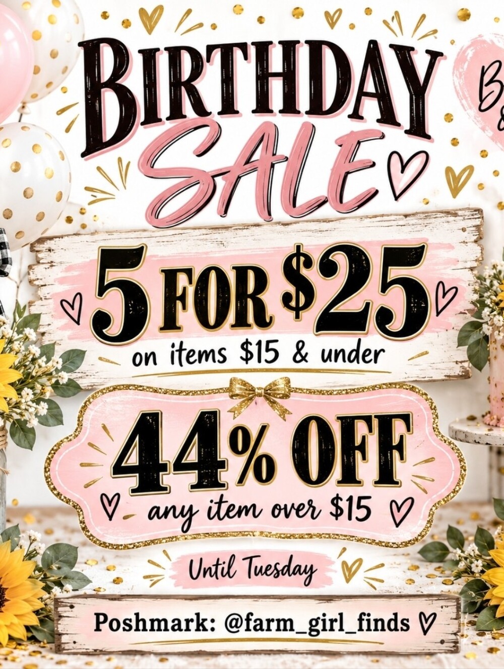 🎂✨ IT’S MY BIRTHDAY SALE! ✨🎂